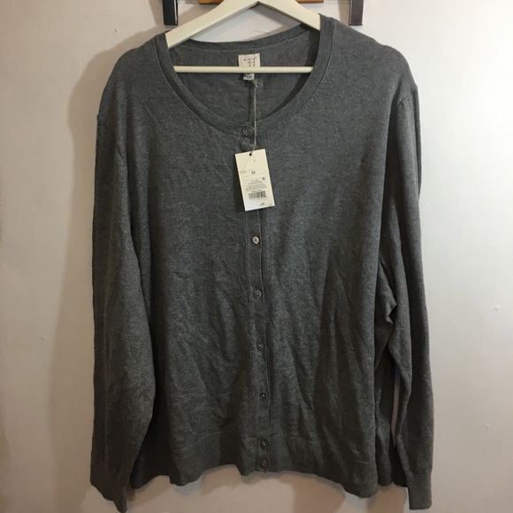 Button front sweater 4x - Picture 2 of 6